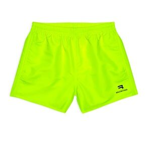 Balenciaga swimming shorts neon yellow